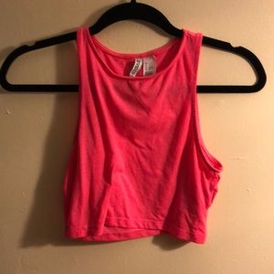 SMALL HOT PINK CROP TOP